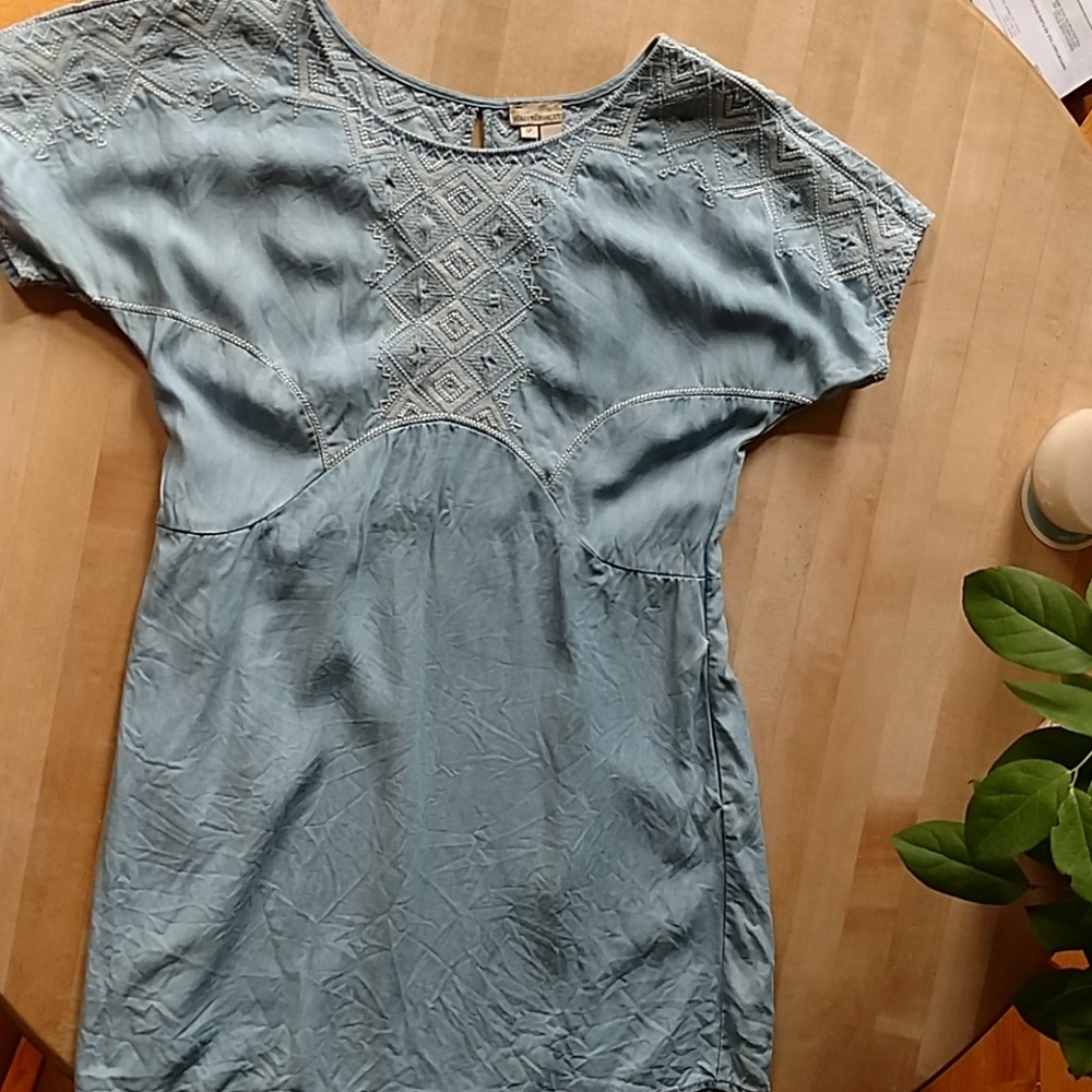 Anthropologie Chambray Dress